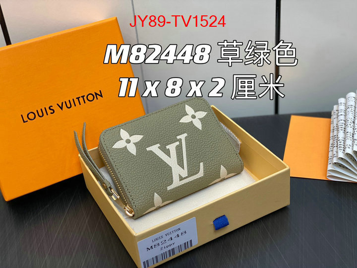 LV Bags(TOP)-Wallet replcia cheap ID: TV1524 $: 89USD