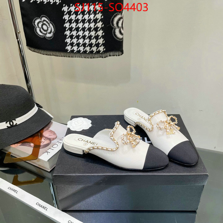 Women Shoes-Chanel luxury cheap replica ID: SO4403 $: 115USD