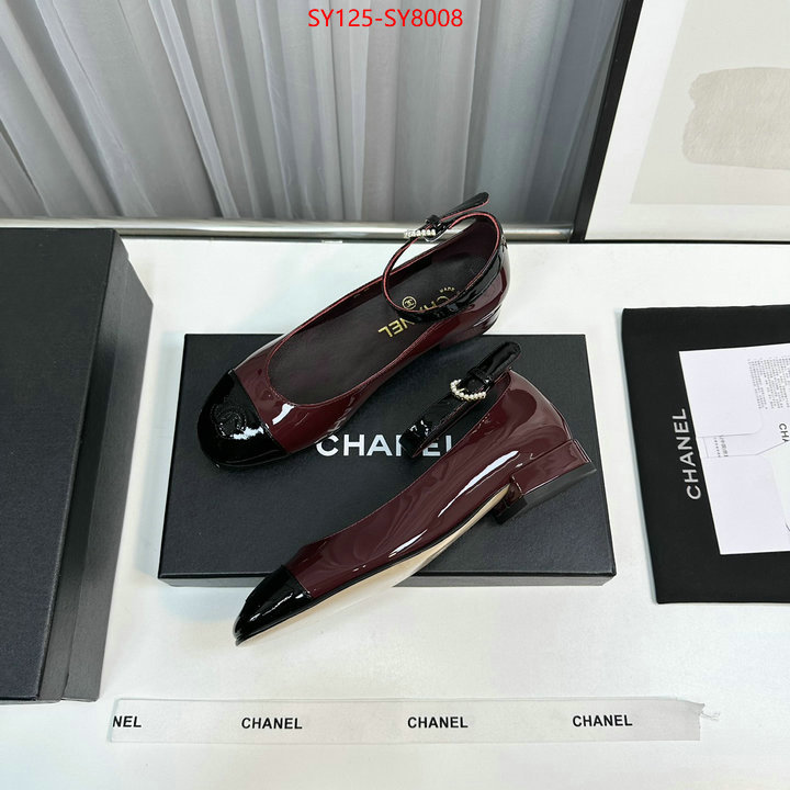 Women Shoes-Chanel buying replica ID: SY8008 $: 125USD