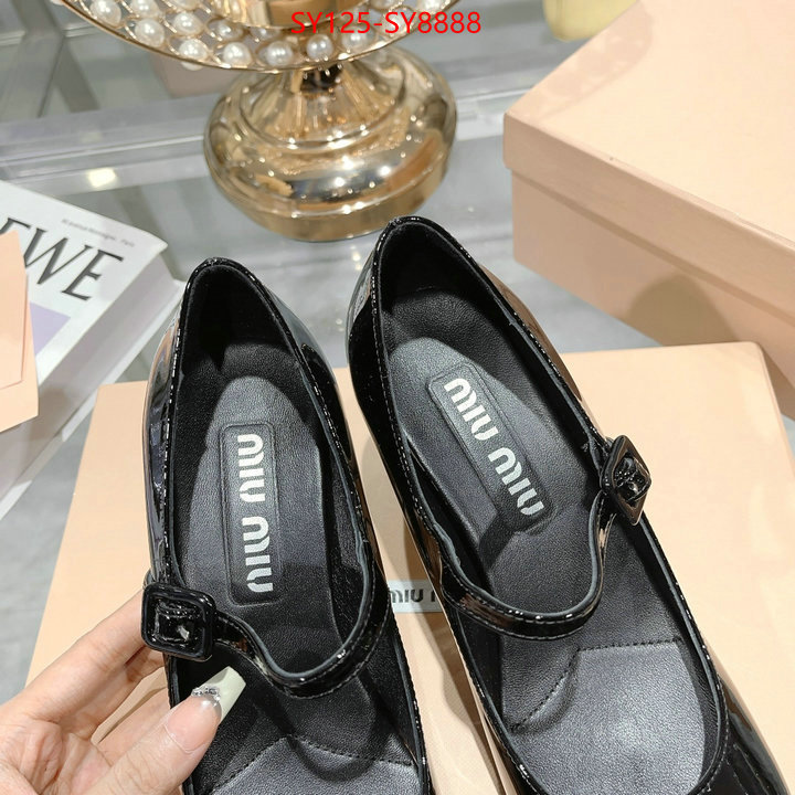 Women Shoes-Miu Miu what are the best replica ID: SY8888 $: 125USD