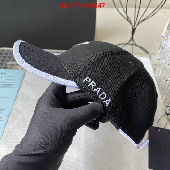 Cap (Hat)-Prada luxury 7 star replica ID: HY8847 $: 27USD