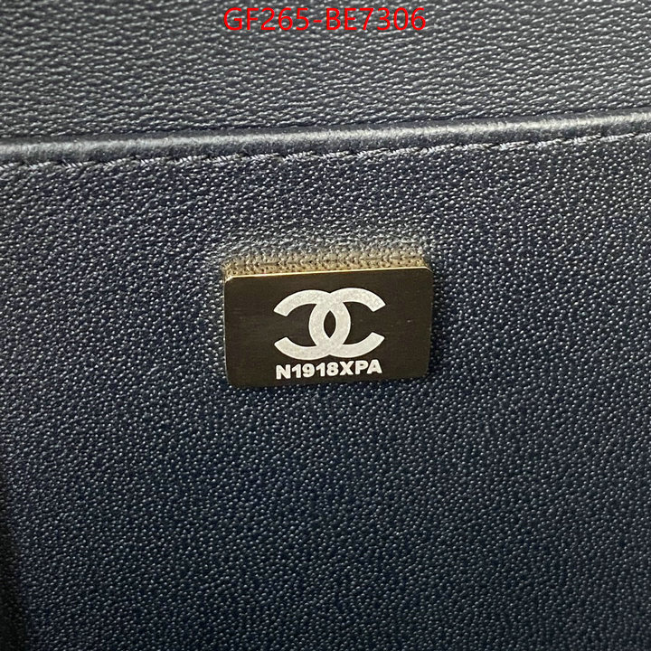 Chanel Bags(TOP)-Vanity outlet sale store ID: BE7306 $: 265USD