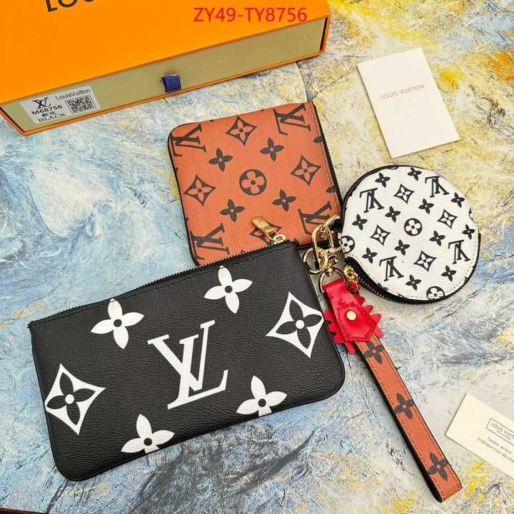 LV Bags(4A)-Wallet high quality perfect ID: TY8756 $: 49USD