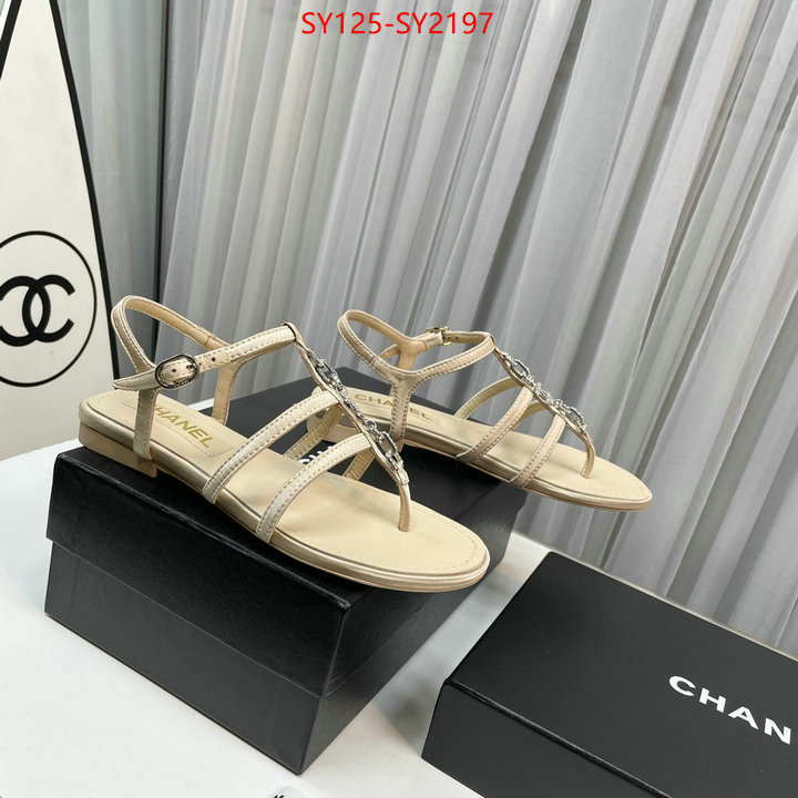 Women Shoes-Chanel practical and versatile replica designer ID: SY2197 $: 125USD