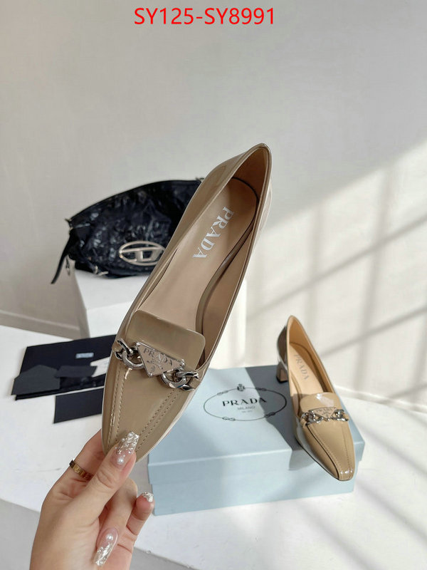 Women Shoes-Prada top 1:1 replica ID: SY8991 $: 125USD