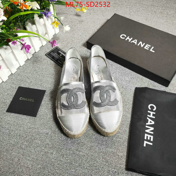 Women Shoes-Chanel top 1:1 replica ID: SD2532 $: 75USD