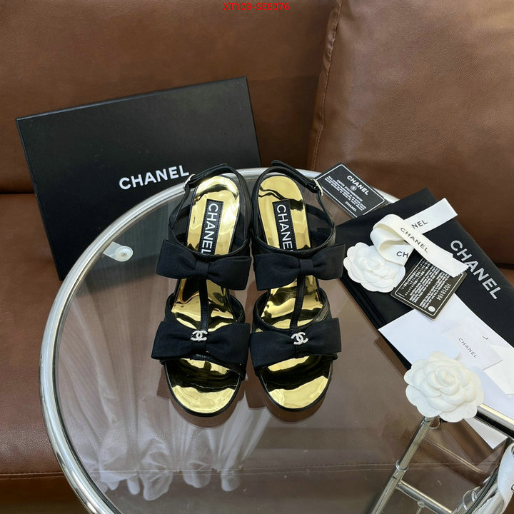 Women Shoes-Chanel knockoff highest quality ID: SE6076 $: 109USD