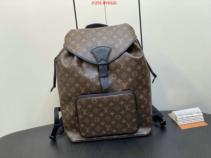 LV Bags(TOP)-Backpack- replica shop ID: BY8326 $: 255USD