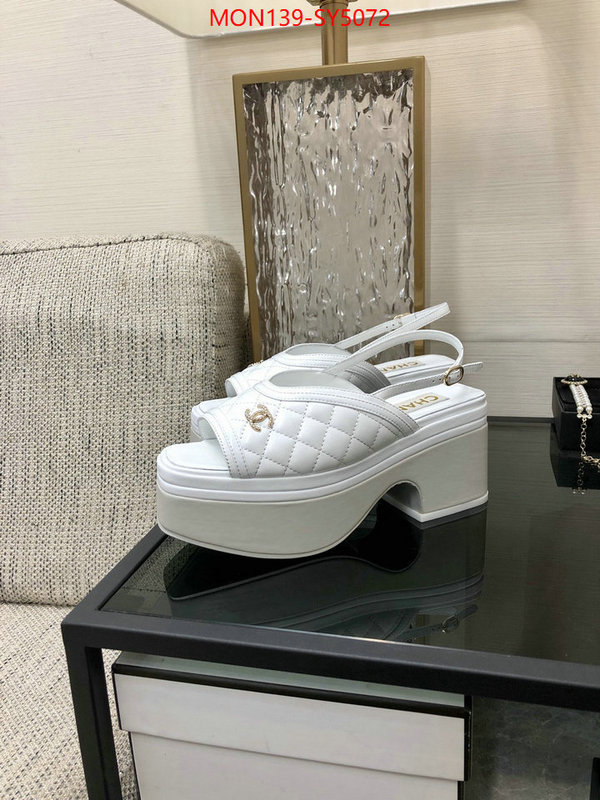 Women Shoes-Chanel best replica quality ID: SY5072 $: 139USD