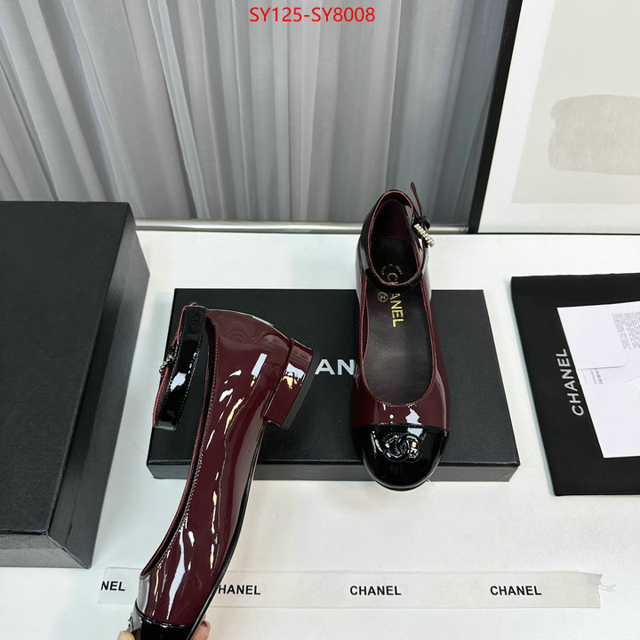 Women Shoes-Chanel buying replica ID: SY8008 $: 125USD