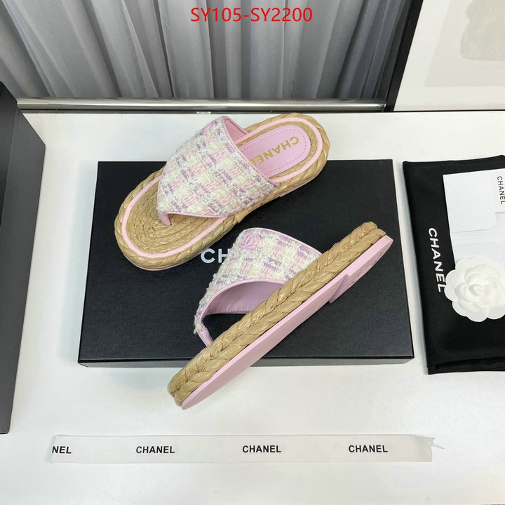 Women Shoes-Chanel aaaaa+ replica ID: SY2200 $: 105USD