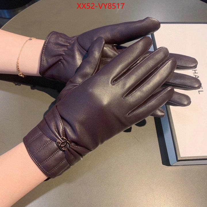 Gloves-Chanel top quality fake ID: VY8517 $: 52USD