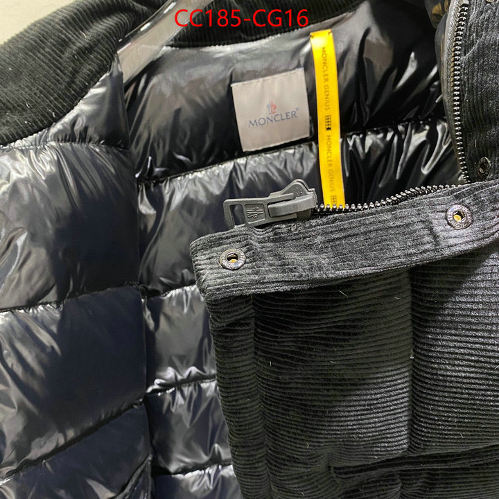 Down jacket Men-Moncler shop cheap high quality 1:1 replica ID: CG16 $: 185USD