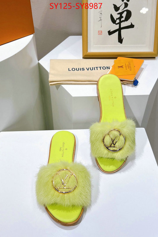 Women Shoes-LV buy sell ID: SY8987 $: 125USD