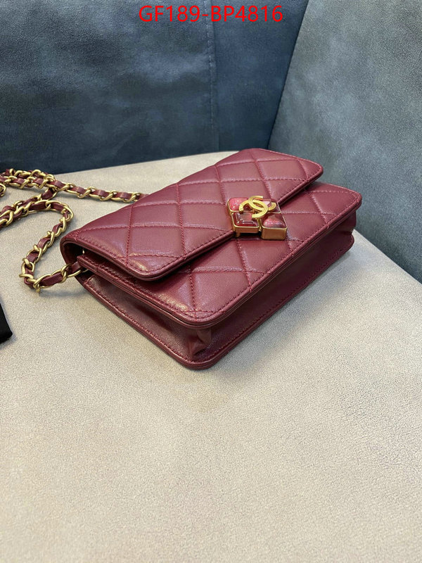 Chanel Bags(TOP)-Diagonal- 1:1 replica ID: BP4816 $: 189USD