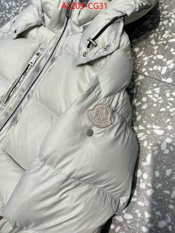 Down jacket Men-Moncler top quality fake ID: CG31 $: 209USD