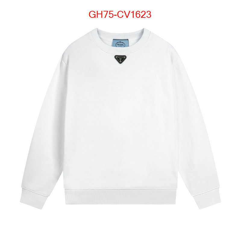 Clothing-Prada 2023 perfect replica designer ID: CV1623 $: 75USD