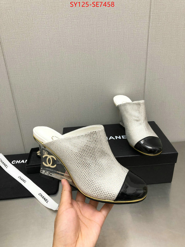 Women Shoes-Chanel where quality designer replica ID: SE7458 $: 125USD