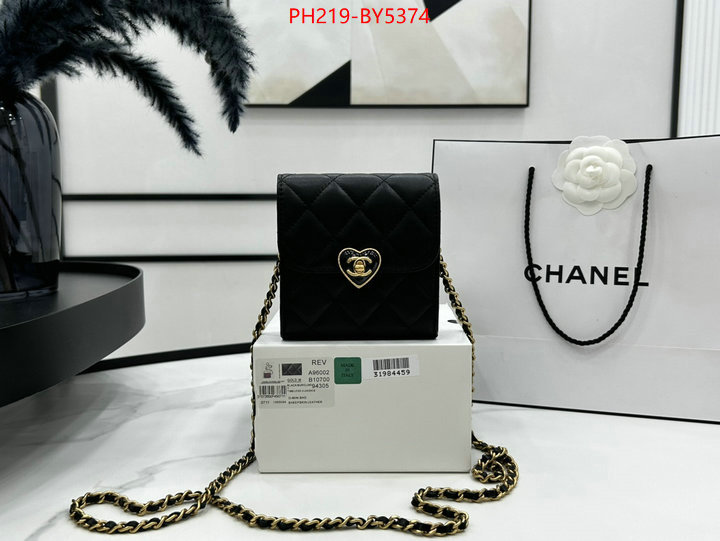 Chanel Bags(TOP)-Diagonal- perfect ID: BY5374 $: 219USD