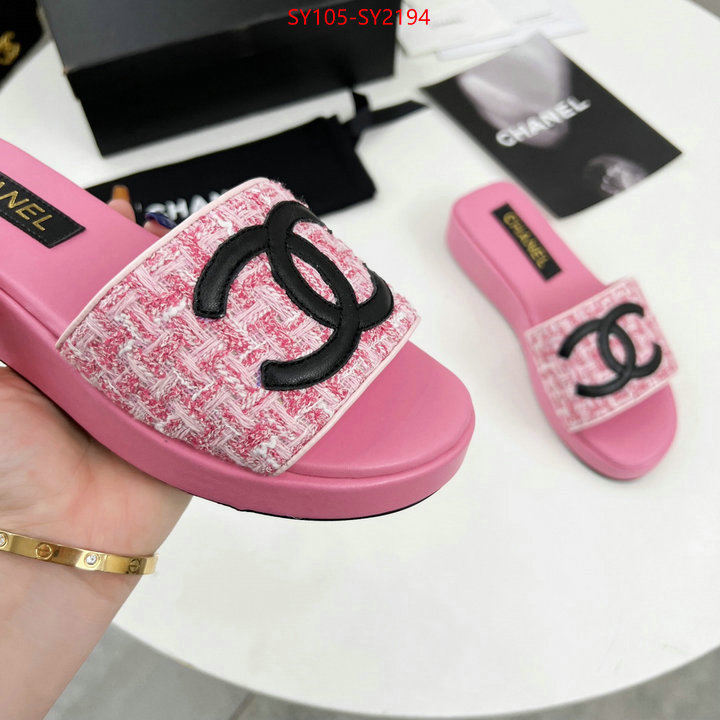 Women Shoes-Chanel shop designer replica ID: SY2194 $: 105USD