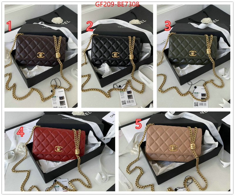 Chanel Bags(TOP)-Diagonal- fashion ID: BE7308 $: 209USD