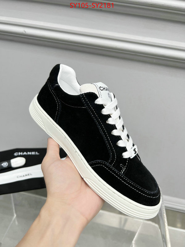 Women Shoes-Chanel counter quality ID: SY2181 $: 105USD