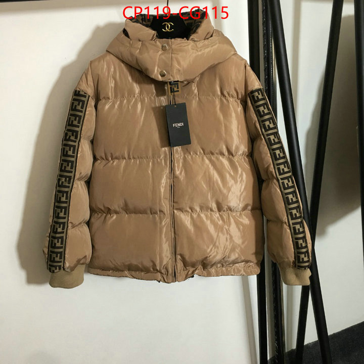 Down jacket Men-Fendi buy high-quality fake ID: CG115 $: 119USD