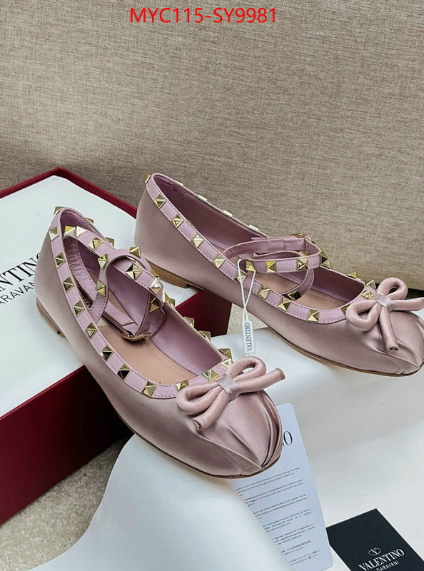 Women Shoes-Valentino replica for cheap ID: SY9981 $: 115USD