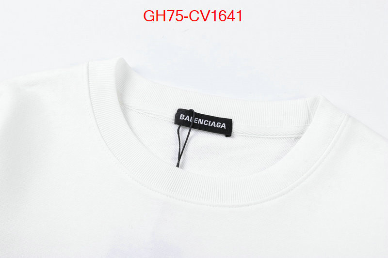 Clothing-Balenciaga replica sale online ID: CV1641 $: 75USD