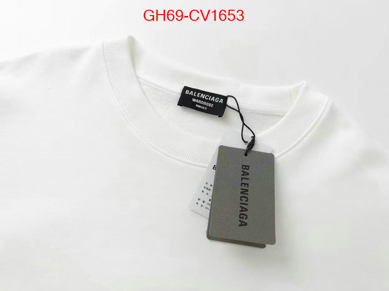 Clothing-Balenciaga perfect ID: CV1653 $: 69USD