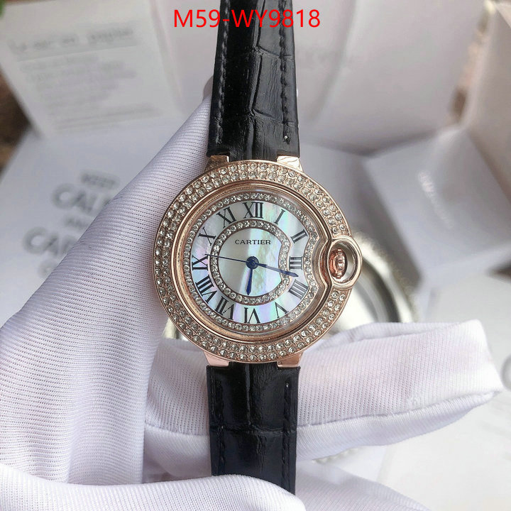 Watch(4A)-Cartier wholesale replica shop ID: WY9818 $: 59USD