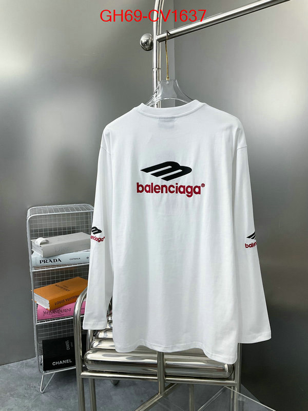 Clothing-Balenciaga cheap high quality replica ID: CV1637 $: 69USD