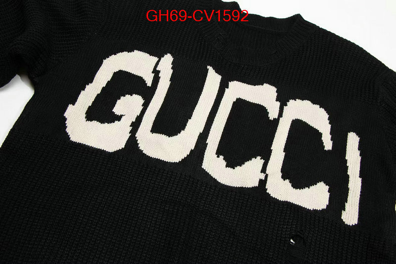 Clothing-Gucci fashion ID: CV1592 $: 69USD