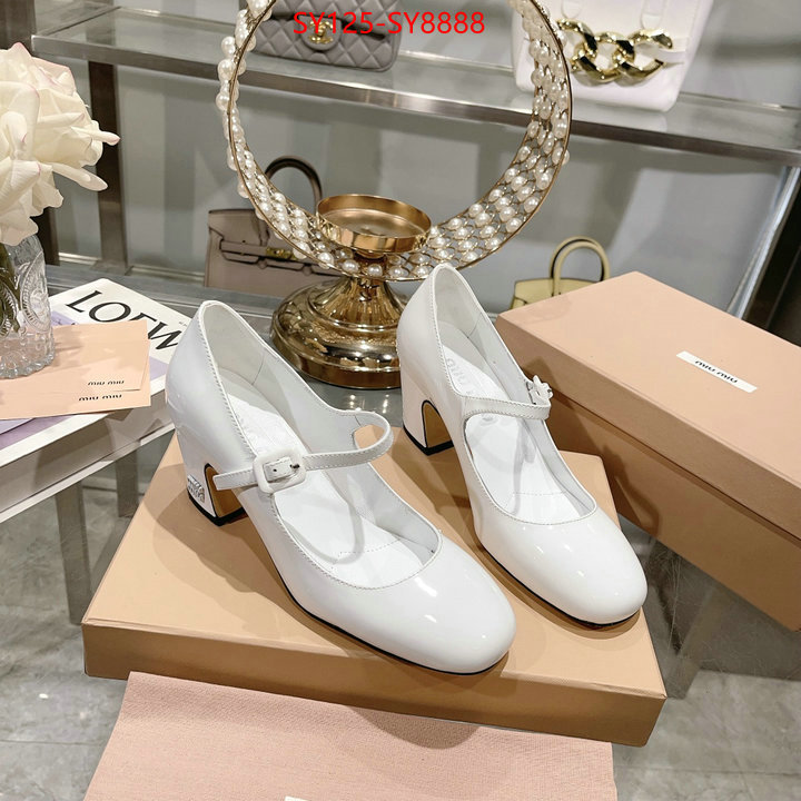 Women Shoes-Miu Miu what are the best replica ID: SY8888 $: 125USD