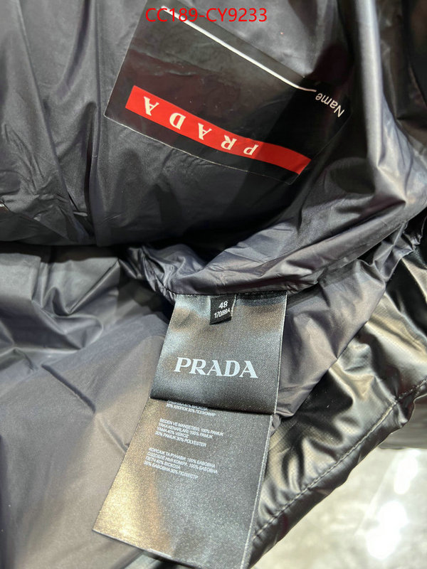 Down jacket Women-Prada top brands like ID: CY9233 $: 189USD