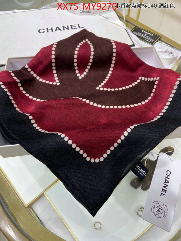 Scarf-Chanel how can i find replica ID: MY9270 $: 75USD
