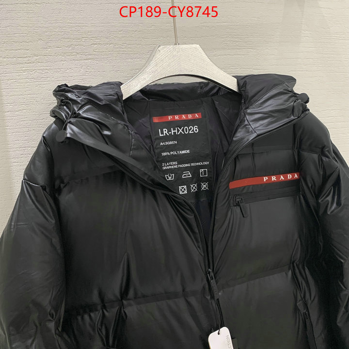 Down jacketMen-Prada shop ID: CY8745 $: 189USD