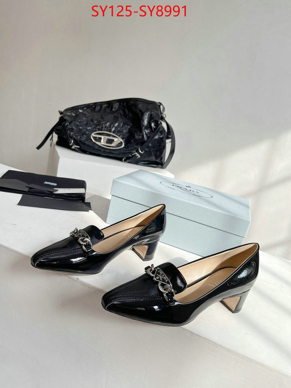 Women Shoes-Prada top 1:1 replica ID: SY8991 $: 125USD