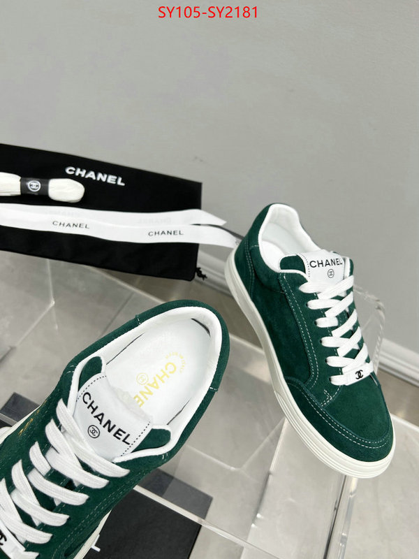 Women Shoes-Chanel counter quality ID: SY2181 $: 105USD