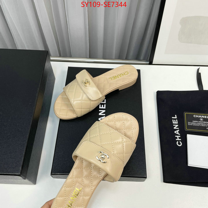 Women Shoes-Chanel high quality replica designer ID: SE7344 $: 109USD