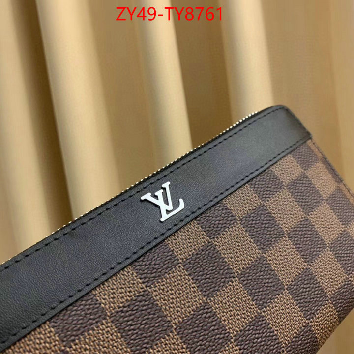 LV Bags(4A)-Wallet designer 1:1 replica ID: TY8761 $: 49USD