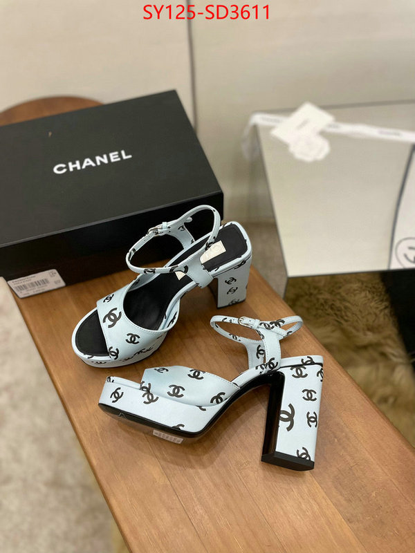 Women Shoes-Chanel high quality designer replica ID: SD3611 $: 125USD