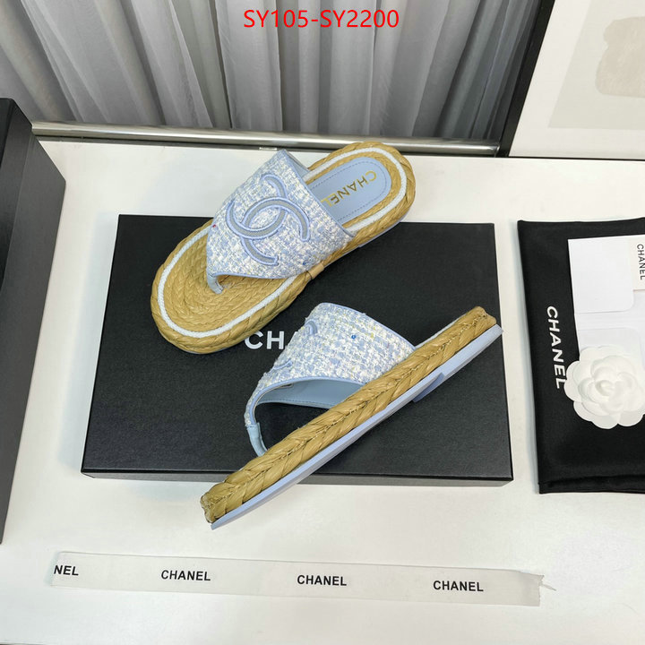 Women Shoes-Chanel aaaaa+ replica ID: SY2200 $: 105USD