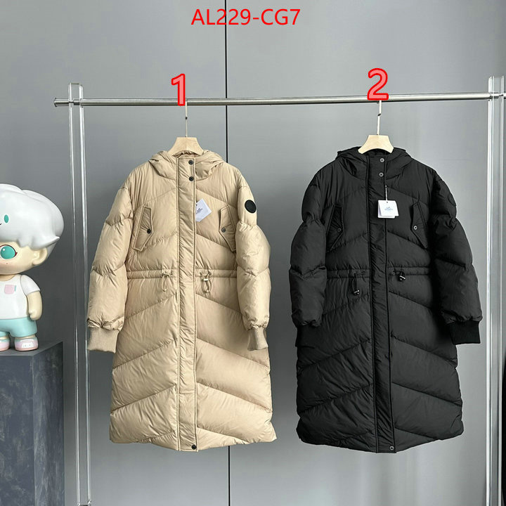 Down jacket Women-Hermes replica designer ID: CG7 $: 229USD