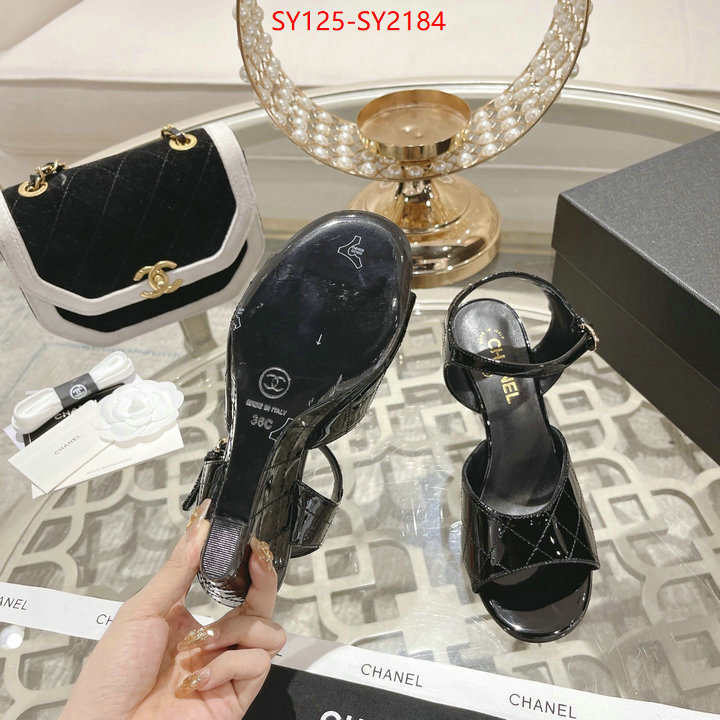 Women Shoes-Chanel how to start selling replica ID: SY2184 $: 125USD