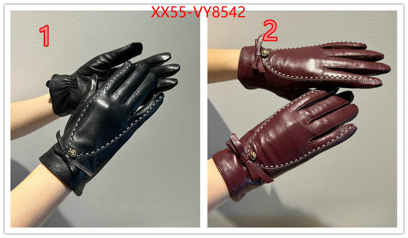 Gloves-Chanel outlet sale store ID: VY8542 $: 55USD