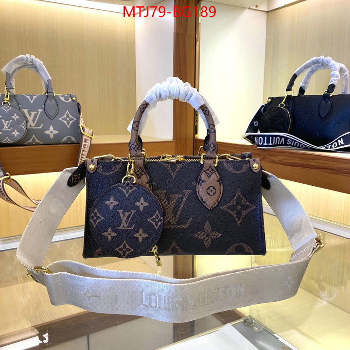 LV Bags(4A)-Handbag Collection- 2023 aaaaa replica customize ID: BG189 $: 79USD