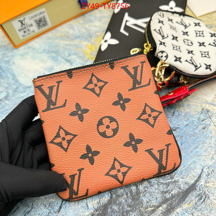 LV Bags(4A)-Wallet high quality perfect ID: TY8756 $: 49USD