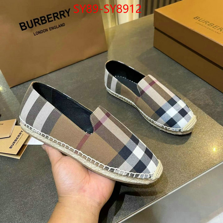 Women Shoes-Burberry 1:1 replica wholesale ID: SY8912 $: 89USD