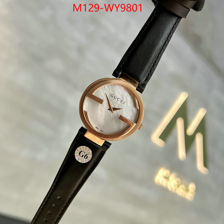 Watch(4A)-Gucci wholesale designer shop ID: WY9801 $: 129USD